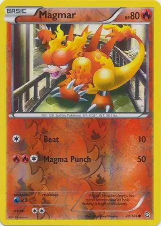 Dragons Exalted Magmar #20/124 reverse holo